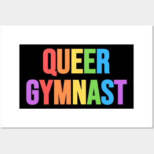 QUEER GYMNAST (Pastel Rainbow) Posters and Art